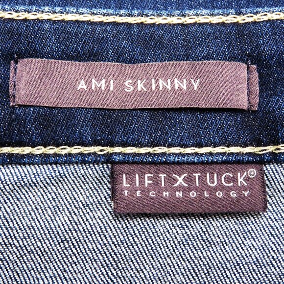 NYDJ Ami Skinny Two-Tone Ankle Jeans 24W - Picture 7 of 8